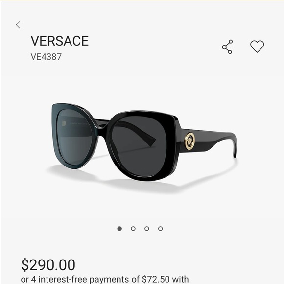 Womens Versace sunglasses model 4387 - Picture 3 of 4